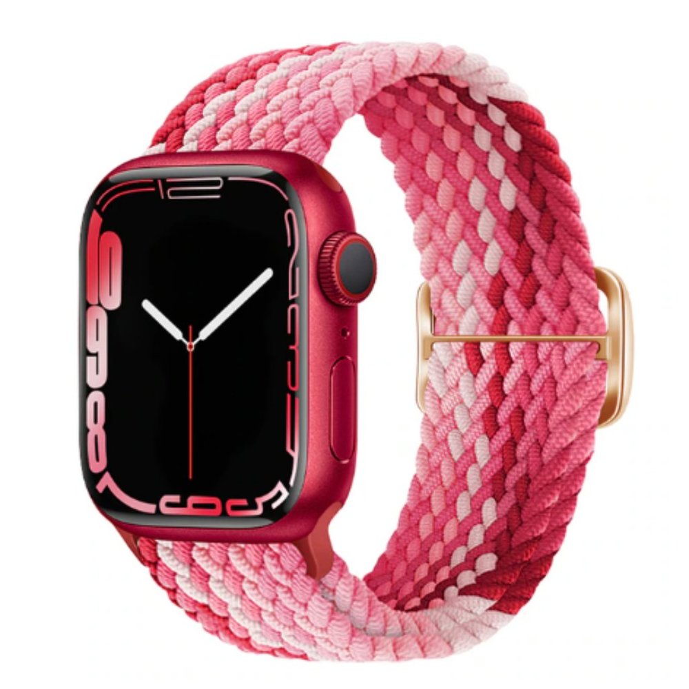NEW Adjustable Braided Solo Loop For Apple Watch L